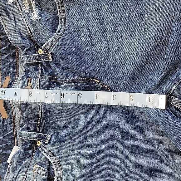Joes Jeans Size 25 "The Smith" Mid Rise Straight Crop Jeans, Raw Sharkbite Hem - Picture 4 of 11